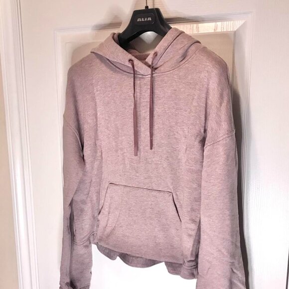 💖🌸 R-A-R-E Lululemon Cropped Peplum Hoodie Jacket Sweater in pretty Pink - Picture 6 of 15